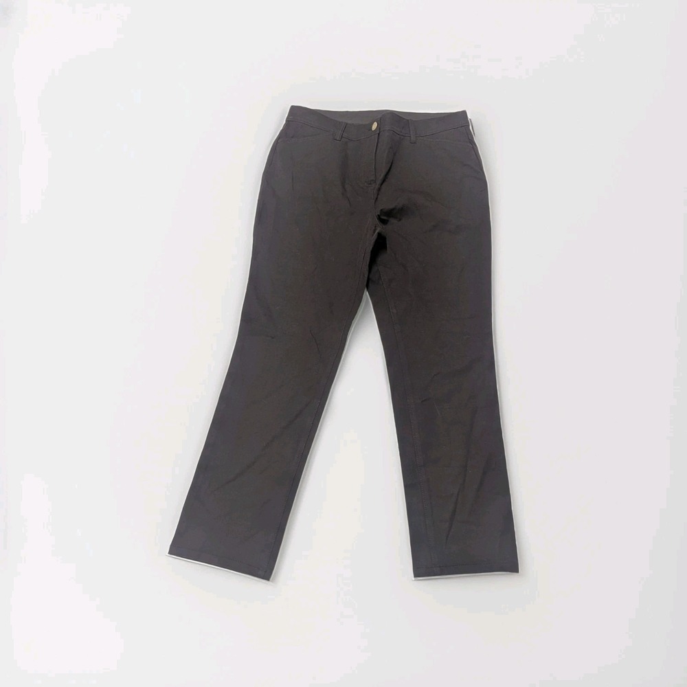 Quiet Luxury Slimming Straight Leg Pants Minimalist Chic Chico's 1.5S